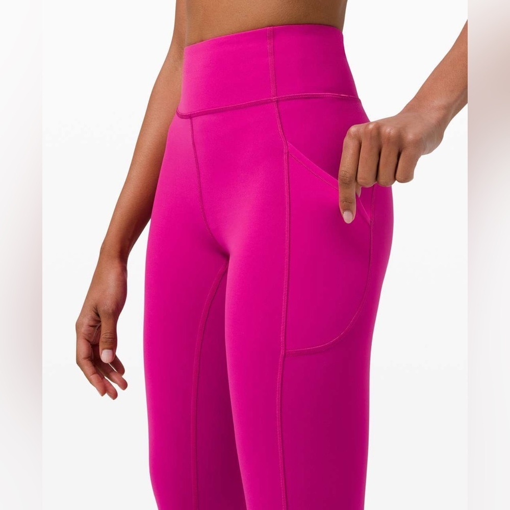 Lululemon Invigorate High-Rise Tight 25" in Ripened Raspberry Size 12 - Picture 6 of 14